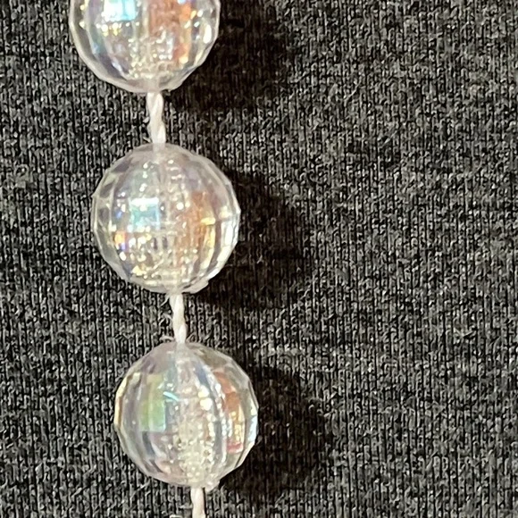 Mardi Gras Bead with Crown Pendant - Picture 3 of 6